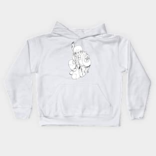 pistola girl Kids Hoodie